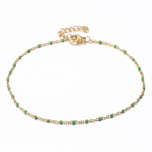 Enamal Dot Green